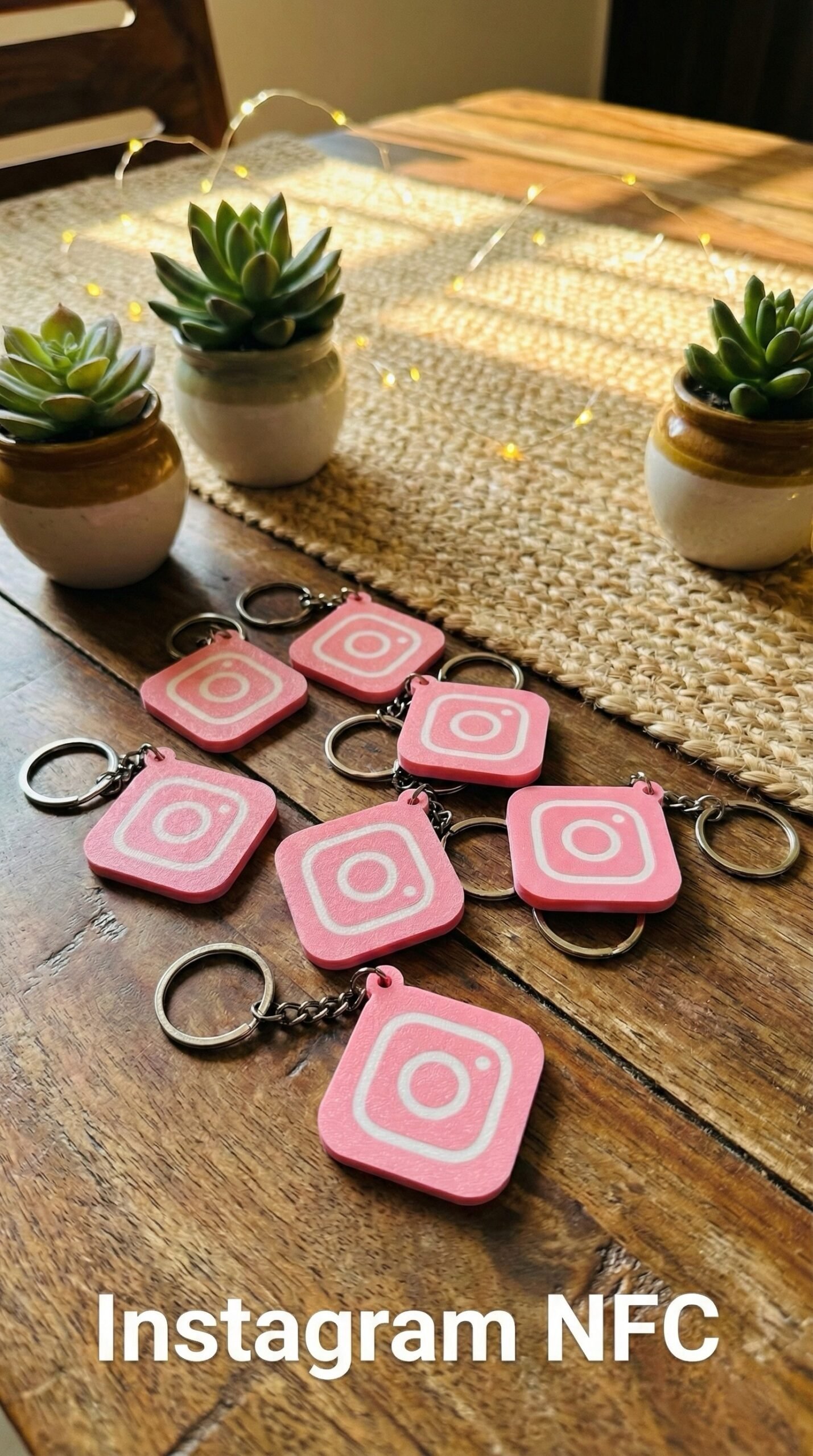 Instagram NFC Keychain
